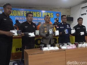 Siasat Jaringan Narkoba Internasional di Makassar Sembunyikan 6,7 Kg Sabu