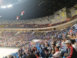 Pendukung Jakarta LavAni Allo Bank Electric Dominan di Indonesia Arena