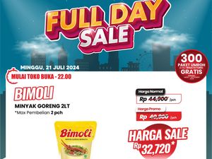 Merapat Bun! Minyak Goreng Murah Meriah di Transmart Full Day Sale