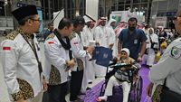 Potret 316 Jemaah Kloter KJT-30 Tutup Fase Pemulangan Haji 2024