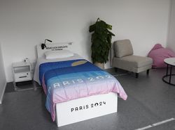 Penampakan Tempat Tidur Kardus untuk Para Atlet Olimpiade Paris 2024