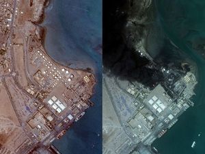 Foto Satelit Sebelum dan Sesudah Depot Bahan Bakar di Yaman Diserang Israel Foto Satelit Sebelum dan Sesudah Depot Bahan Bakar di Yaman Diserang Israel