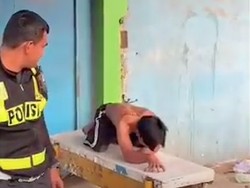 Pria di Karawang Kesurupan Saat Ditilang Polisi