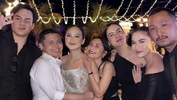 Foto After Party Salshabilla Adriani-Ibrahim Risyad di Bali, Digelar Outdoor