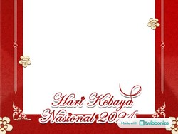 10 Twibbon Hari Kebaya Nasional yang Diperingati 24 Juli