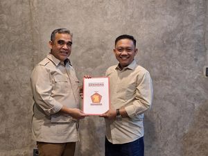 Katino-Ning Zidna Tancap Gas Usai Diusung Gerindra di Pilwali Kediri