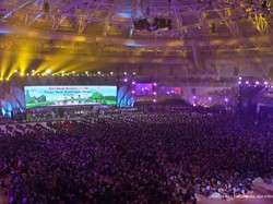 Peringatan Hari Anak Nasional Pecahkan Rekor Muri Tari Kolosal 2.600 Pelajar