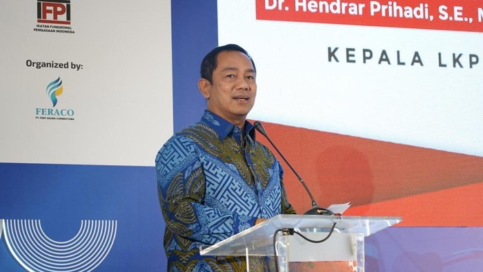 Kepala LKPP Hendrar Prihadi Kepala LKPP Hendrar Prihadi