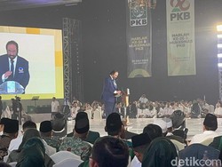 Di Harlah PKB, Surya Paloh Puji Dasco Gerindra The Rising Star