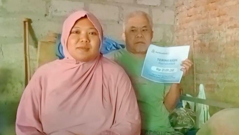 Jatuh dari Pohon, Pak Paekan Berangsur Membaik Berkat Donasi Sahabat Baik