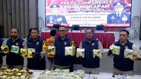 Polda Jatim Bongkar Peredaran Sabu 84 Kg Jaringan Fredy Pratama