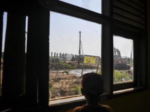 Potret Sekolah Rusak Imbas Proyek Tol Serang-Panimbang