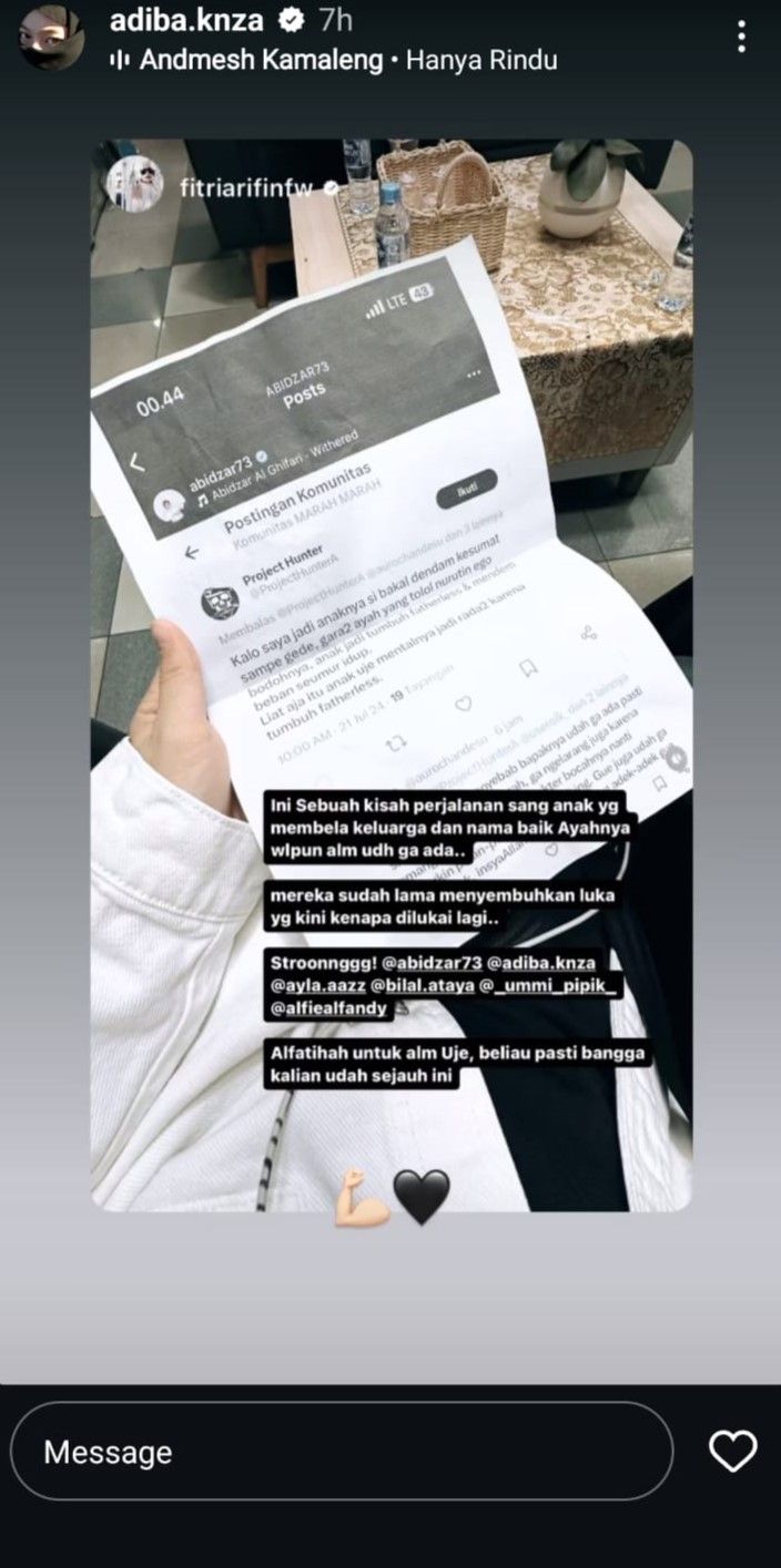 Unggahan Adiba Khanza
