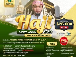 Haji Tanpa Antri 2025, Visa Haji Resmi 100%, Harga Mulai USD 26.000