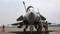 Melihat dari Dekat Jet Tempur Prancis Rafale di Lanud Halim