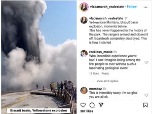 Seram Banget! Geyser Yellowstone Meletus, Wisatawan Lari Terbirit-birit Seram Banget! Geyser Yellowstone Meletus, Wisatawan Lari Terbirit-birit