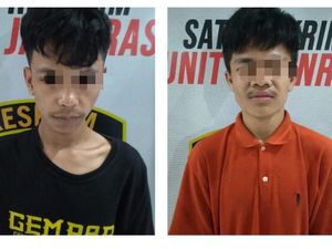 2 Jambret Kambuhan Dibekuk Usai Gasak Tas Wanita di Kalimas Surabaya 2 Jambret Kambuhan Dibekuk Usai Gasak Tas Wanita di Kalimas Surabaya