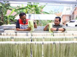 Pertamina Bina Warga Subang Olah Limbah Daun Nanas Jadi Bahan Tekstil