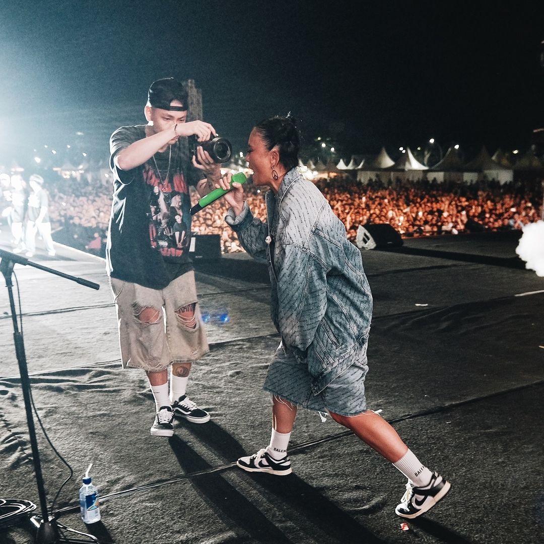 Agnez Mo dan Adam Rosyadi