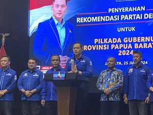AHY Serahkan 52 Rekomendasi Bakal Calon Pilwakot-Pilbup 2024