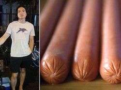 Mahasiswa S3 Ini Jualan Sosis Sambil Bahas Akademik dengan Pembeli