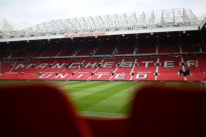 MANCHESTER, ENGLAND - MAY 18: General view inside the stadium prior to the Barclays Women´s Super League match between Manchester United and Chelsea FC at Old Trafford on May 18, 2024 in Manchester, England. (Photo by Harriet Lander - Chelsea FC/Chelsea FC via Getty Images)