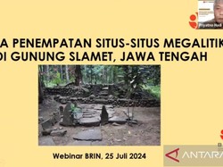 BRIN Ungkap Ada 70 Situs Megalitik dan 230 Menhir di Gunung Slamet