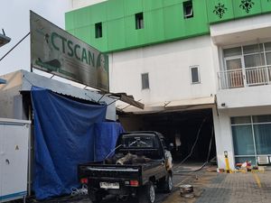 Begini Kondisi Ruang Genset RS Citra Arafiq Depok Usai Terbakar