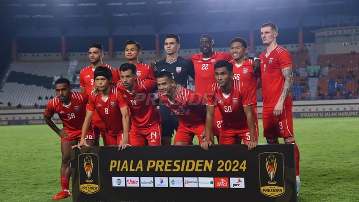 Starting XI Borneo FC Samarinda di Piala Presiden 2024.