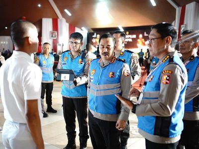 Suasana Hari Pertama Pemeriksaan Penampilan Catar Akpol 2024