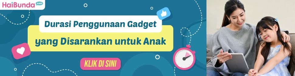 Banner Durasi Penggunaan Gadget untuk Anak