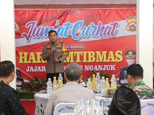 Blusukan Jumat Curhat, Salah Satu Cara Jaga Kamtibmas di Nganjuk