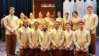 Bridesmaid Serta Groomsmen Aaliyah Massaid dan Thariq Halilintar