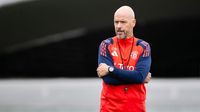 MANCHESTER, ENGLAND - JULY 22: Manager Erik ten Hag of Manchester United in action during a pre-season training session at Carrington Training Ground on July 22, 2024 in Manchester, England.  (Photo by Ash Donelon/Manchester United via Getty Images)