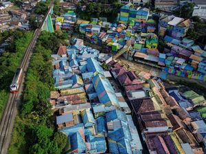 Foto Udara Kampung Tematik Malang Foto Udara Kampung Tematik Malang