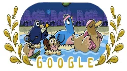 Google Doodle Meriahkan Pembukaan Olimpiade Paris 2024, Bisa Ditonton Dimana?