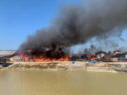 5 Gudang Garam di Sumenep Terbakar, Kerugian Capai Rp 192 Juta