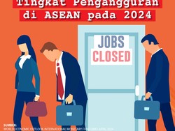 Infografis: Indonesia Puncaki Tingkat Pengangguran di ASEAN pada 2024