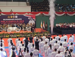 Kapolri Buka National Open Karate Championship di Pakansari Bogor