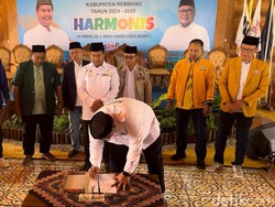 6 Parpol di Rembang Koalisi, Sepakat Usung Harno-Gus Hanies di Pilkada