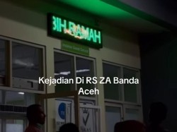 Running Text RSUZA Diretas, Muncul Pesan Harap Lebih Ramah Sesama Manusia