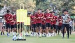 Potret Latihan Timnas Indonesia U-19 Jelang Semifinal Lawan Malaysia