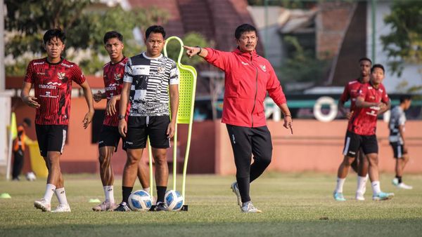 Potret Latihan Timnas Indonesia U-19 Jelang Semifinal Lawan Malaysia