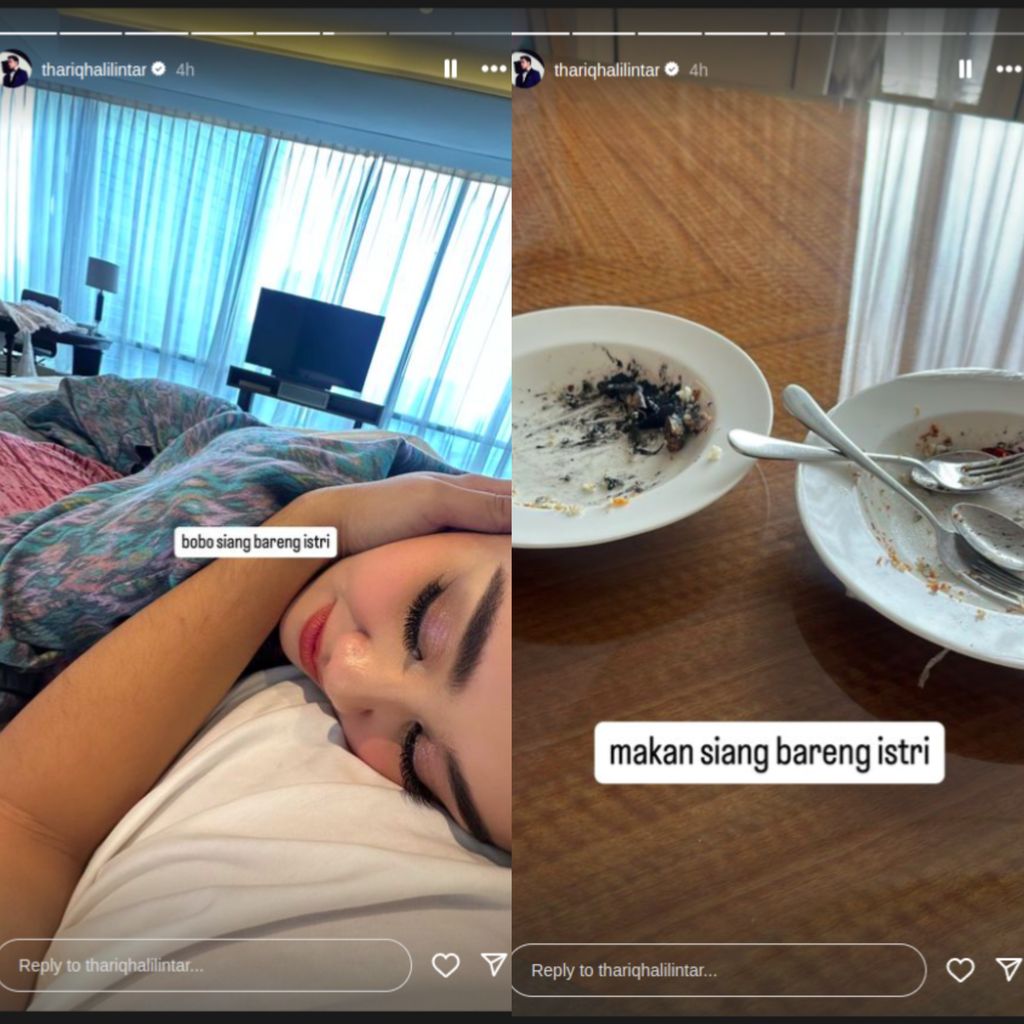 Unggahan Thariq Halilintar usai Menikahi Aaliyah Massaid