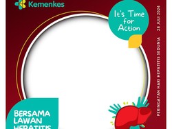 Twibbon, Spanduk, Umbul-umbul Hari Hepatitis Sedunia 2024 Resmi Kemenkes RI