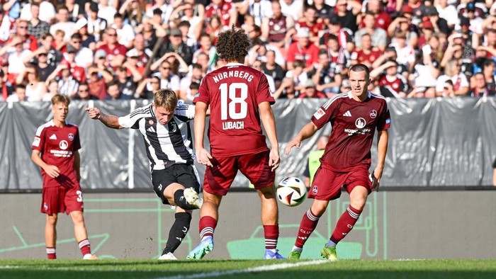 NUREMBERG, GERMANY - JULY 26: Hans Nicolussi Caviglia of Juventus during the 1. FC Nürnberg v Juventus - Pre- season Friendly on July 26, 2024 in Nuremberg, Germany.  (Photo by Daniele Badolato - Juventus FC/Juventus FC via Getty Images)