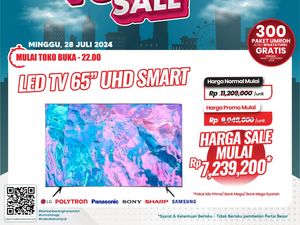 Hemat Banget! Beli TV 65 Inch di Transmart Diskon Sampai Rp 4 Juta