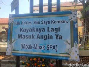 Sederet Pesan untuk PN Surabaya dari Mbak-mbak SPA hingga Preman Ra Tatoan