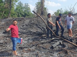 Polisi Tangkap Pria Bakar Lahan Objek Vital Milik PHR, Ngaku Mau Tanam Sayuran