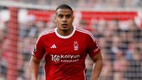 NOTTINGHAM, ENGLAND - APRIL 28: Murillo of Nottingham Forest running during the Premier League match between Nottingham Forest and Manchester City at City Ground on April 28, 2024 in Nottingham, England. (Photo by Richard Sellers/Sportsphoto/Allstar via Getty Images)